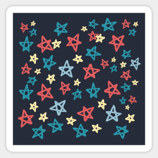 Stars Pattern desing Sticker